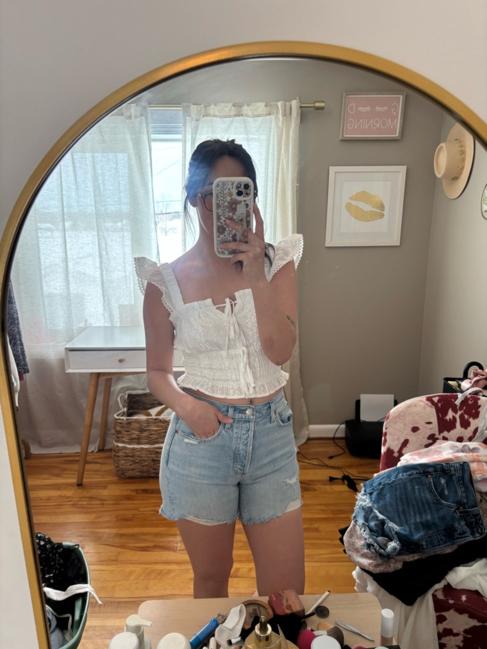 New Denim Forum jean shorts